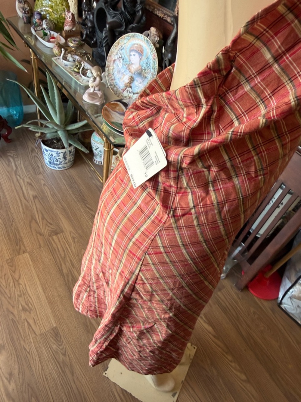 Nautica‎ Red Plaid Halter Dress - Picture 7 of 9